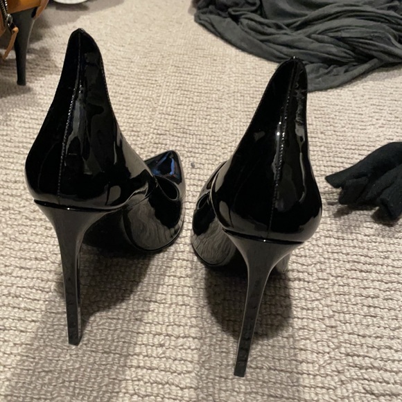 SAINT LAURENT BLACK PUMPS 37.5 - Picture 3 of 4